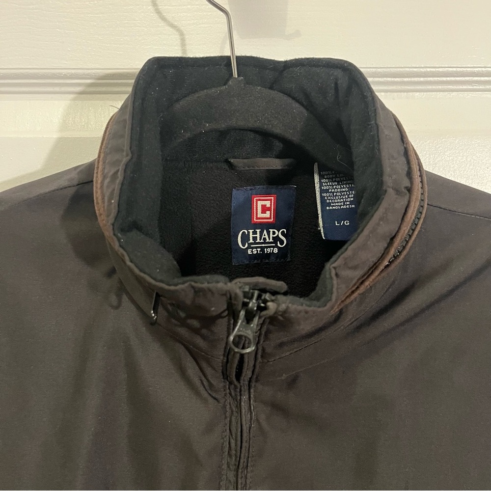 Chaps Black Fleece Lined Jacket - image 3